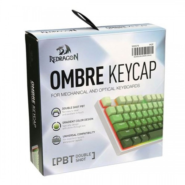 Gaming Αξεσουάρ - Redragon A140 Ombre Green Keycaps - Προσφορές